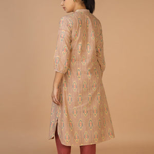 Handwoven cotton Pochampally Ikat Kurta