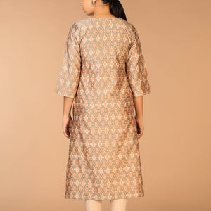 Handwoven Pochampally Silk Ikat Kurti