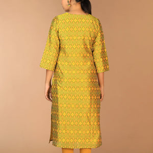 Handwoven Pochampally Silk Ikat Kurti
