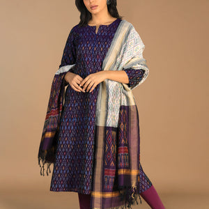 Handwoven Pochampally Silk Ikat kurta