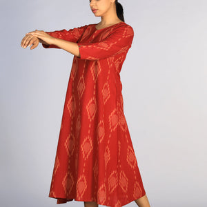 Cotton Pochampally Ikat kurti