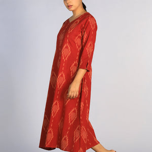 Cotton Pochampally Ikat kurti