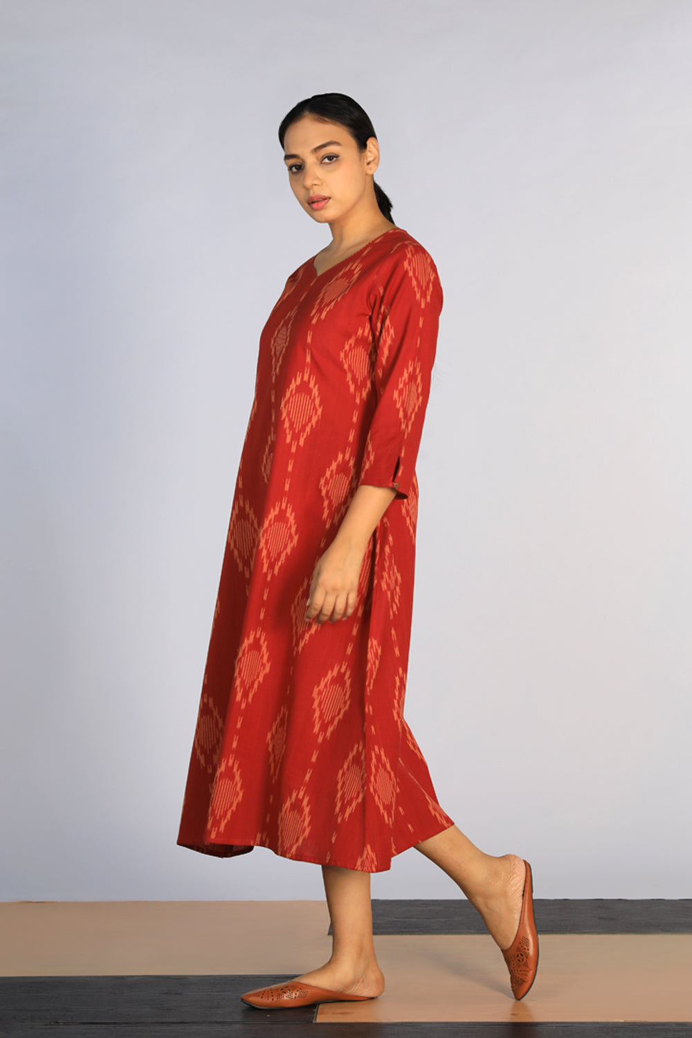 Cotton Pochampally Ikat kurti