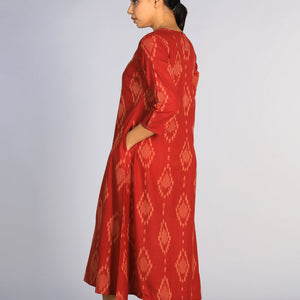 Cotton Pochampally Ikat kurti