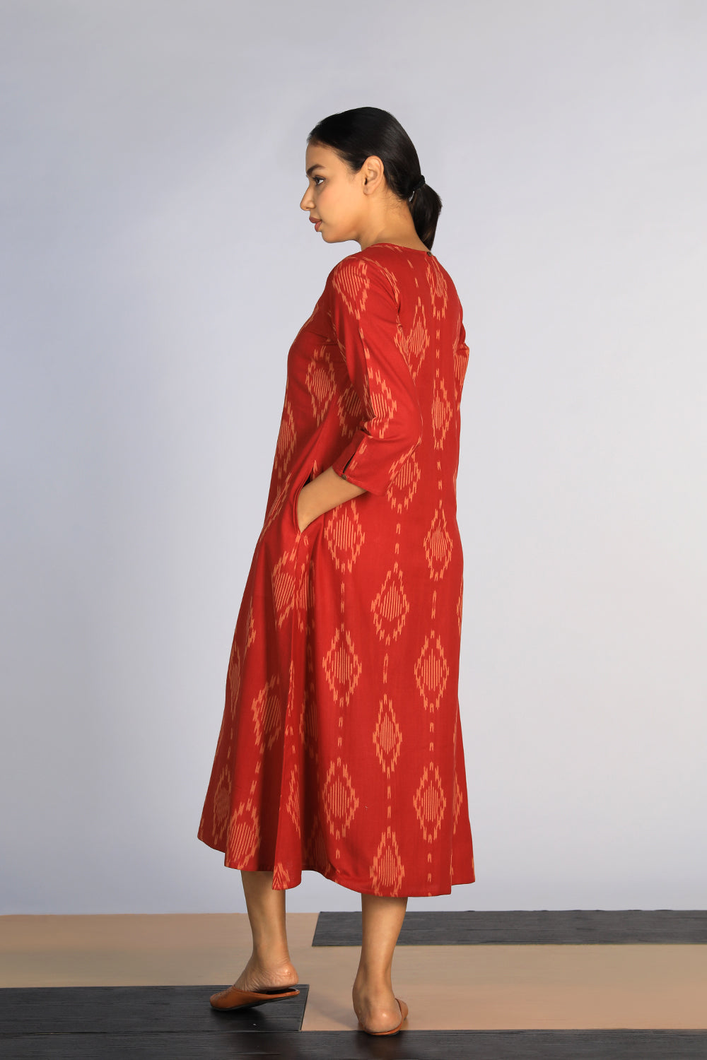 Cotton Pochampally Ikat kurti