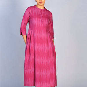 Cotton Pochampally Ikat dress