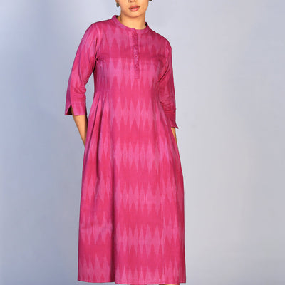 Cotton Pochampally Ikat dress