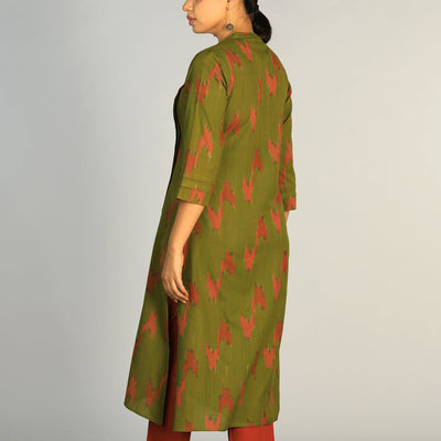 Cotton Pochampally Ikat kurti