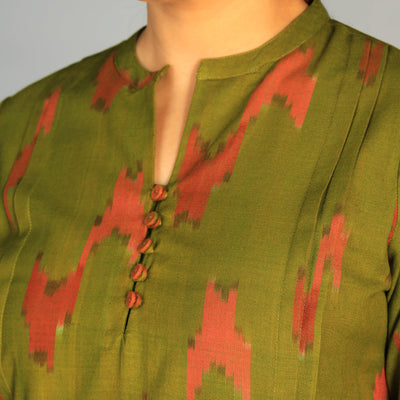Cotton Pochampally Ikat kurti