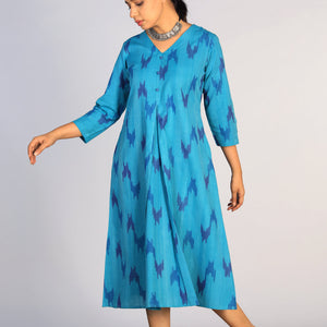Cotton Pochampally Ikat kurti
