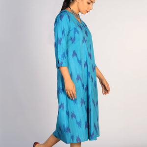 Cotton Pochampally Ikat kurti