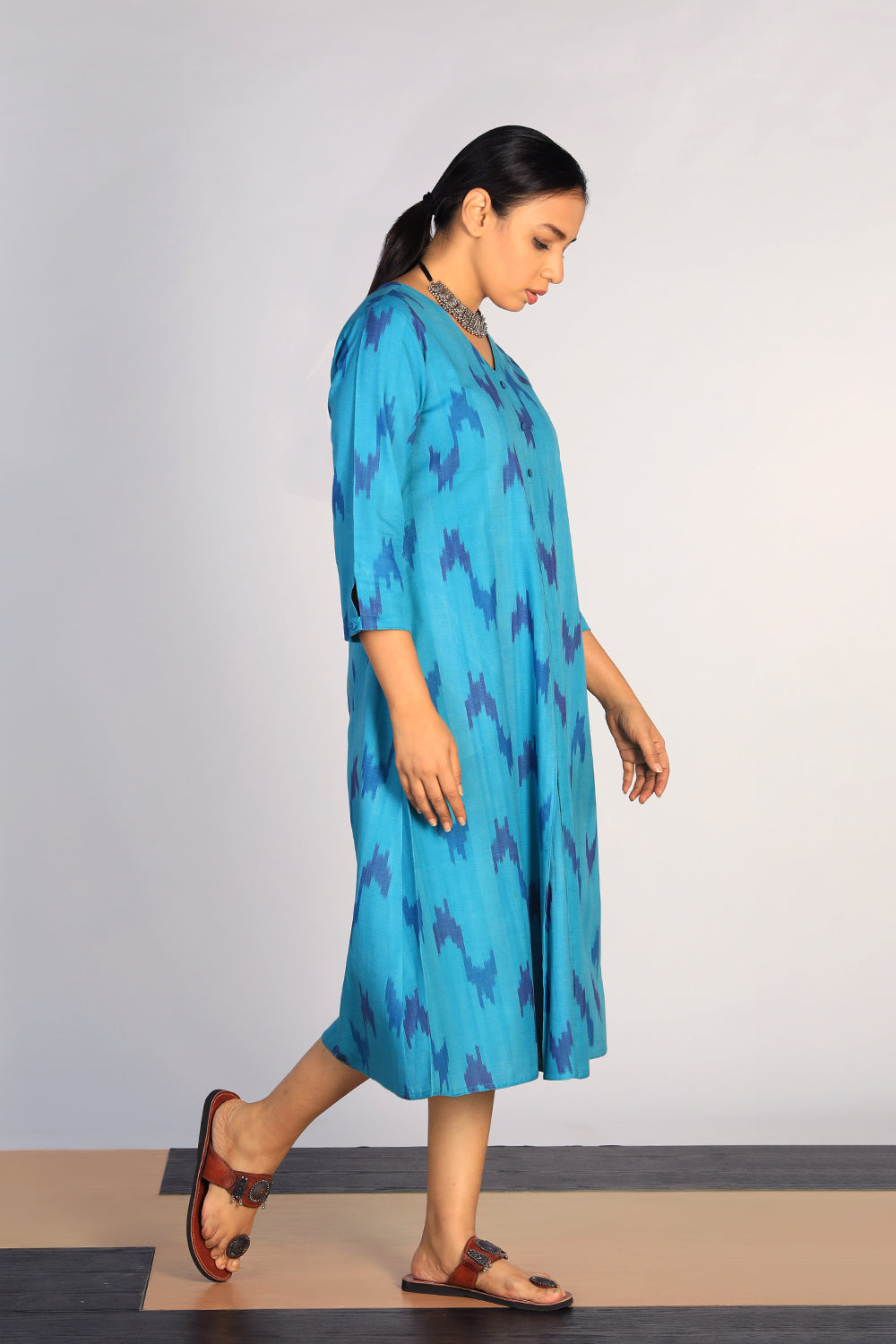 Cotton Pochampally Ikat kurti