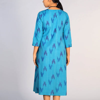 Cotton Pochampally Ikat kurti