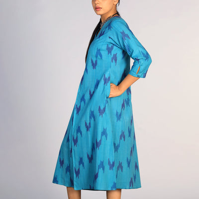 Cotton Pochampally Ikat kurti