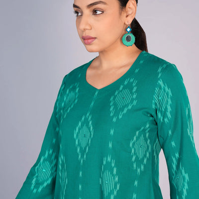 Cotton Pochampally Ikat Kurta