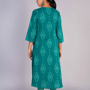 Cotton Pochampally Ikat Kurta