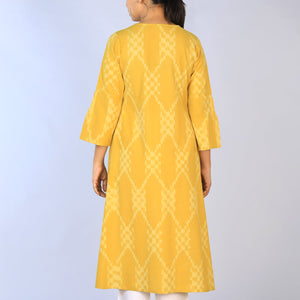 Handwoven cotton Pochampally Ikat Kurti