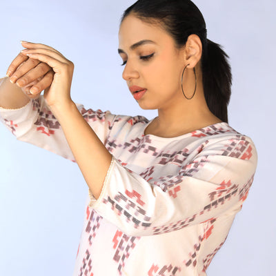 Cotton Pochampally Ikat Dress