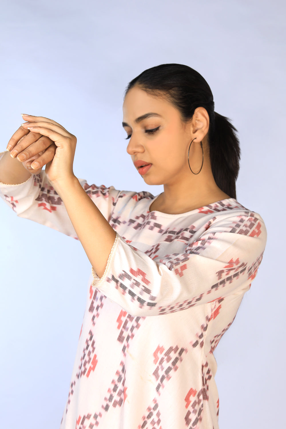 Cotton Pochampally Ikat Dress