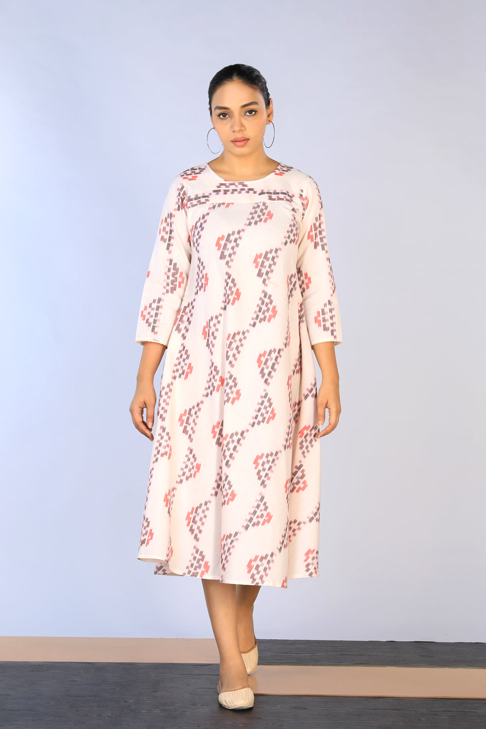 Cotton Pochampally Ikat Dress