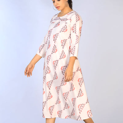 Cotton Pochampally Ikat Dress