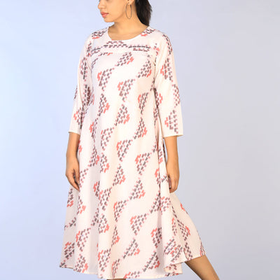 Cotton Pochampally Ikat Dress