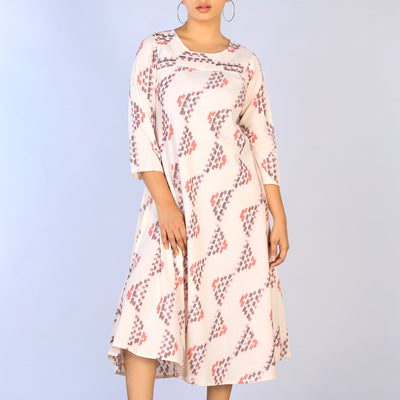 Cotton Pochampally Ikat Dress