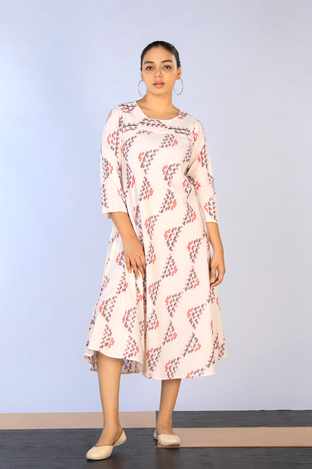 Cotton Pochampally Ikat Dress