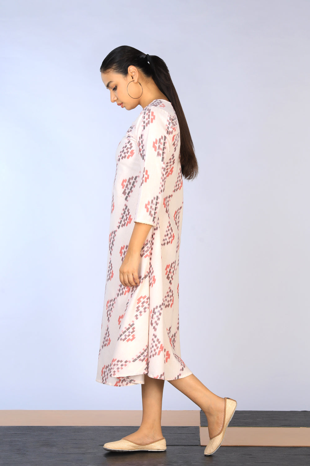Cotton Pochampally Ikat Dress