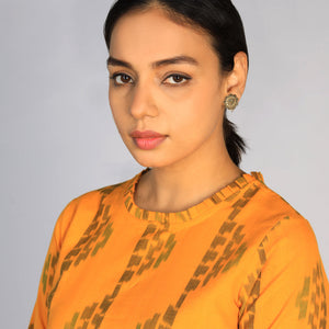 Cotton Pochampally Ikat kurti