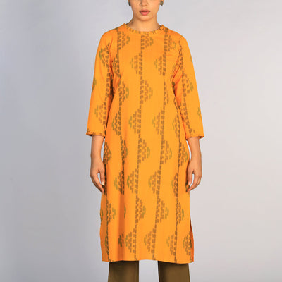 Cotton Pochampally Ikat kurti
