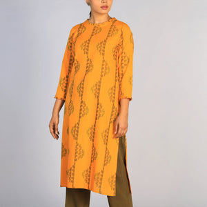 Cotton Pochampally Ikat kurti