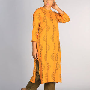 Cotton Pochampally Ikat kurti