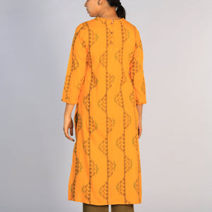 Cotton Pochampally Ikat kurti