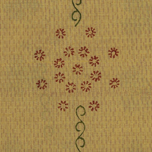 Hand block printed cotton saree