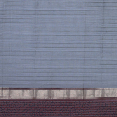 Hand block printed cotton saree