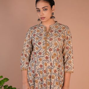 Kalamkari handblock printed long dress
