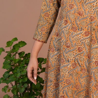 Kalamkari handblock printed Kurti