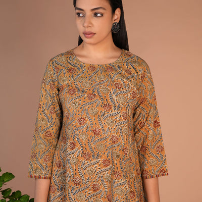 Kalamkari handblock printed Kurti