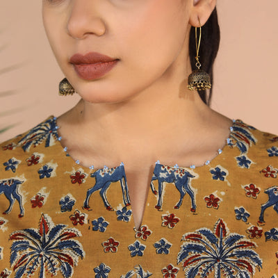 Kalamkari handblock printed Kurti