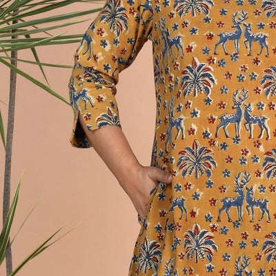 Kalamkari handblock printed Kurti