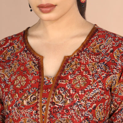 Kalamkari Handblock printed Dress