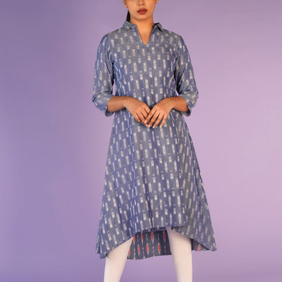 Cotton Pochampally Ikat Kurta