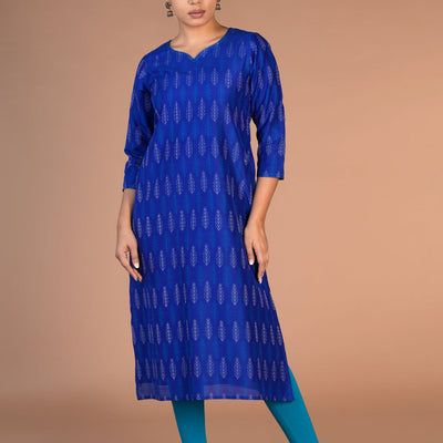 Handwoven Silk Pochampally Ikat Kurti