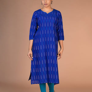Handwoven Silk Pochampally Ikat Kurti