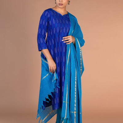Handwoven Silk Pochampally Ikat Kurti