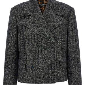 Dolce & Gabbana Striped Wool Blazer