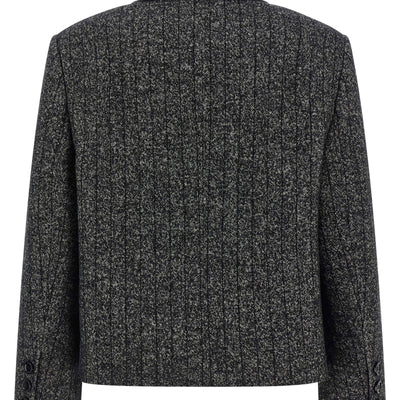 Dolce & Gabbana Striped Wool Blazer