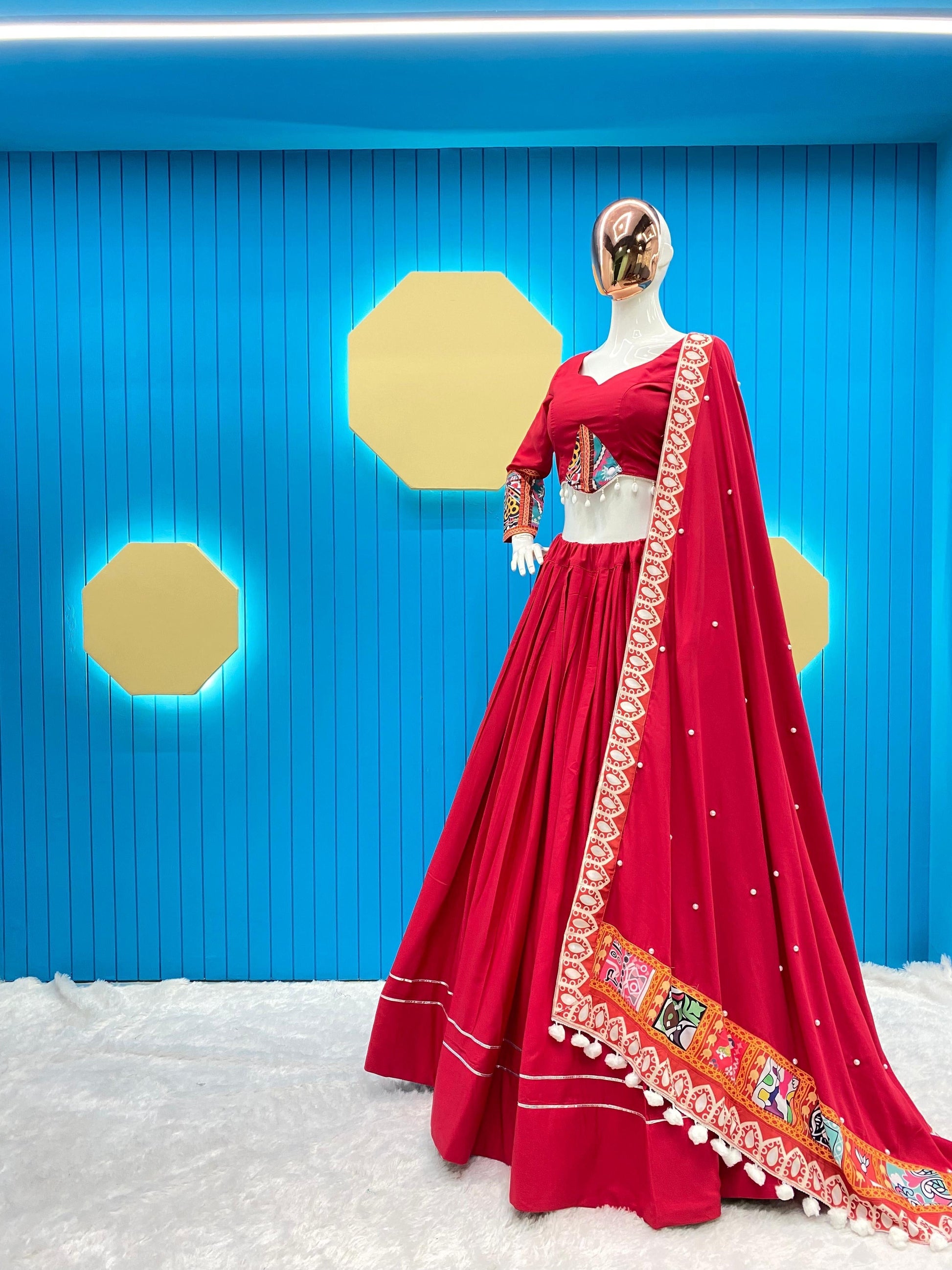 Ethenika Navratri Special Designer Chaniya Choli (Fully Stitched)