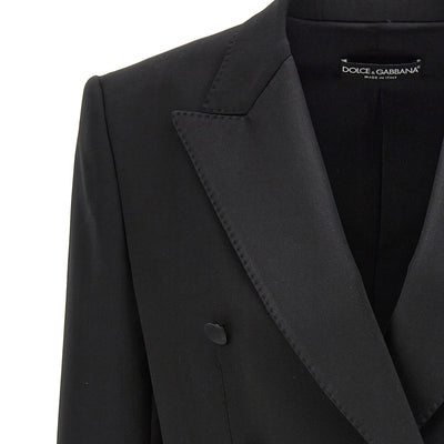 Dolce & Gabbana Tuxedo Crop Blazer